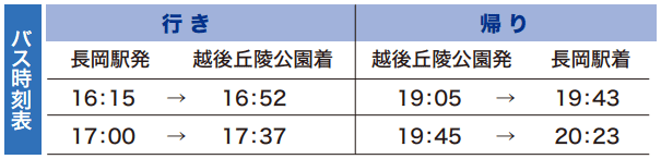 バス時刻表